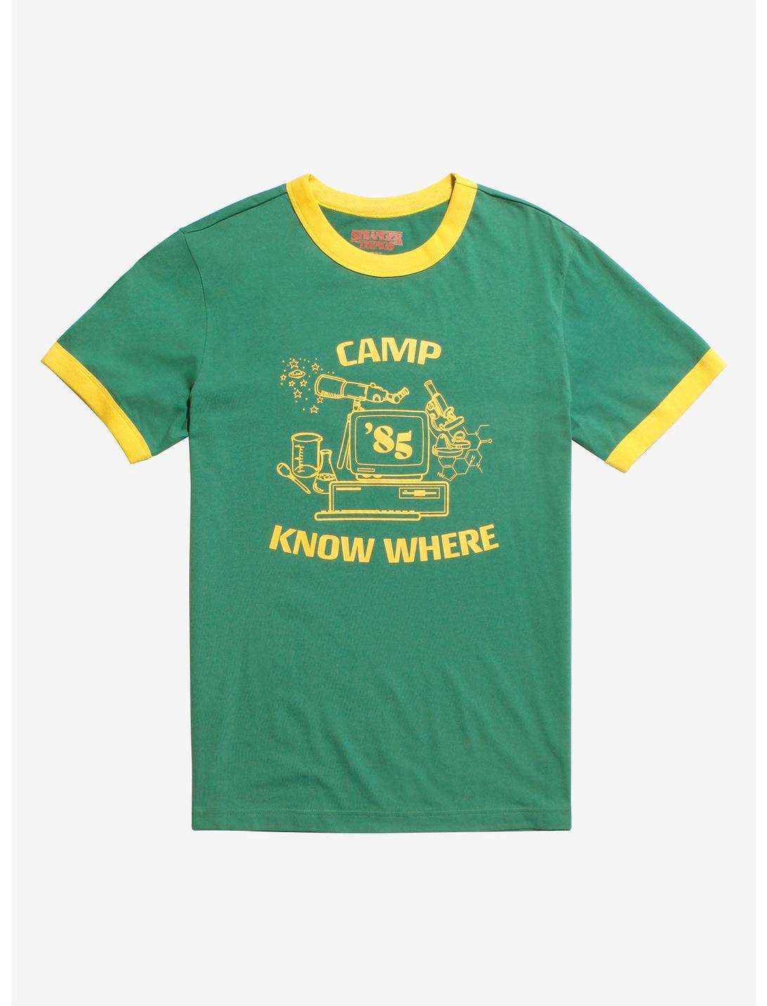 Camp No Where UNISEX Adult Small Stranger Things Dustin Shirt Hot Gift Item