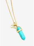 Harry Potter Glasses Turquoise Stone Necklace - BoxLunch Exclusive, , hi-res