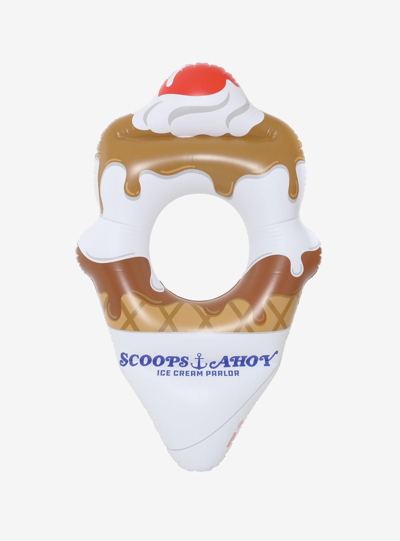 Stranger Things Scoops Ahoy Cone Pool Float, , hi-res