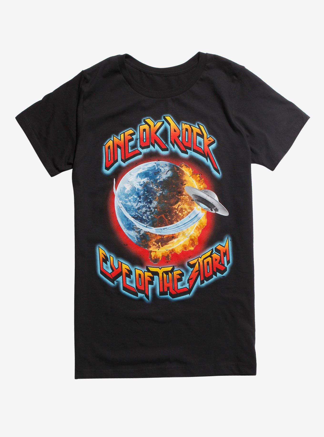 ONE OK ROCK EYE OF THE STORM ツアーTシャツ ONE OK ROCK Japan Tour 2019 Eye of the Storm Official Over