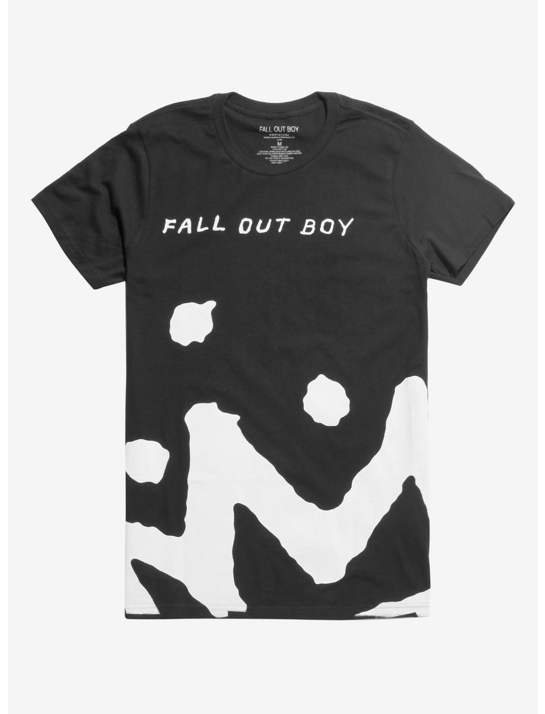 Fall Out Boy Crown Logo T-Shirt, BLACK, hi-res