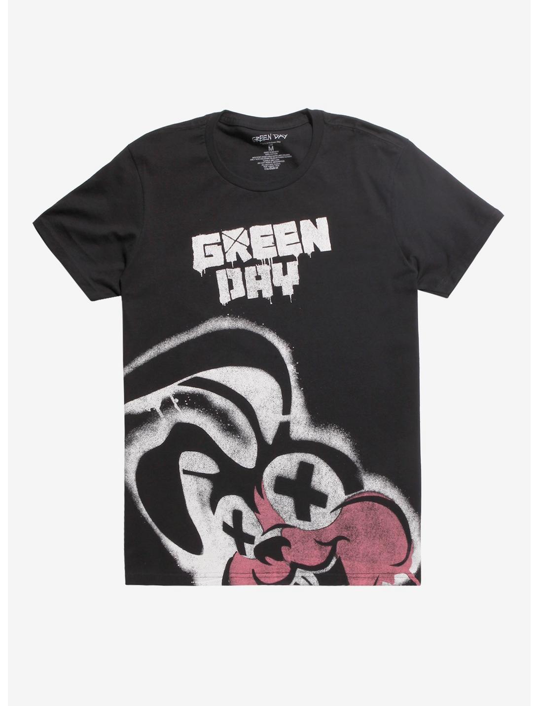 Green Day Drunk Bunny T-Shirt, BLACK, hi-res