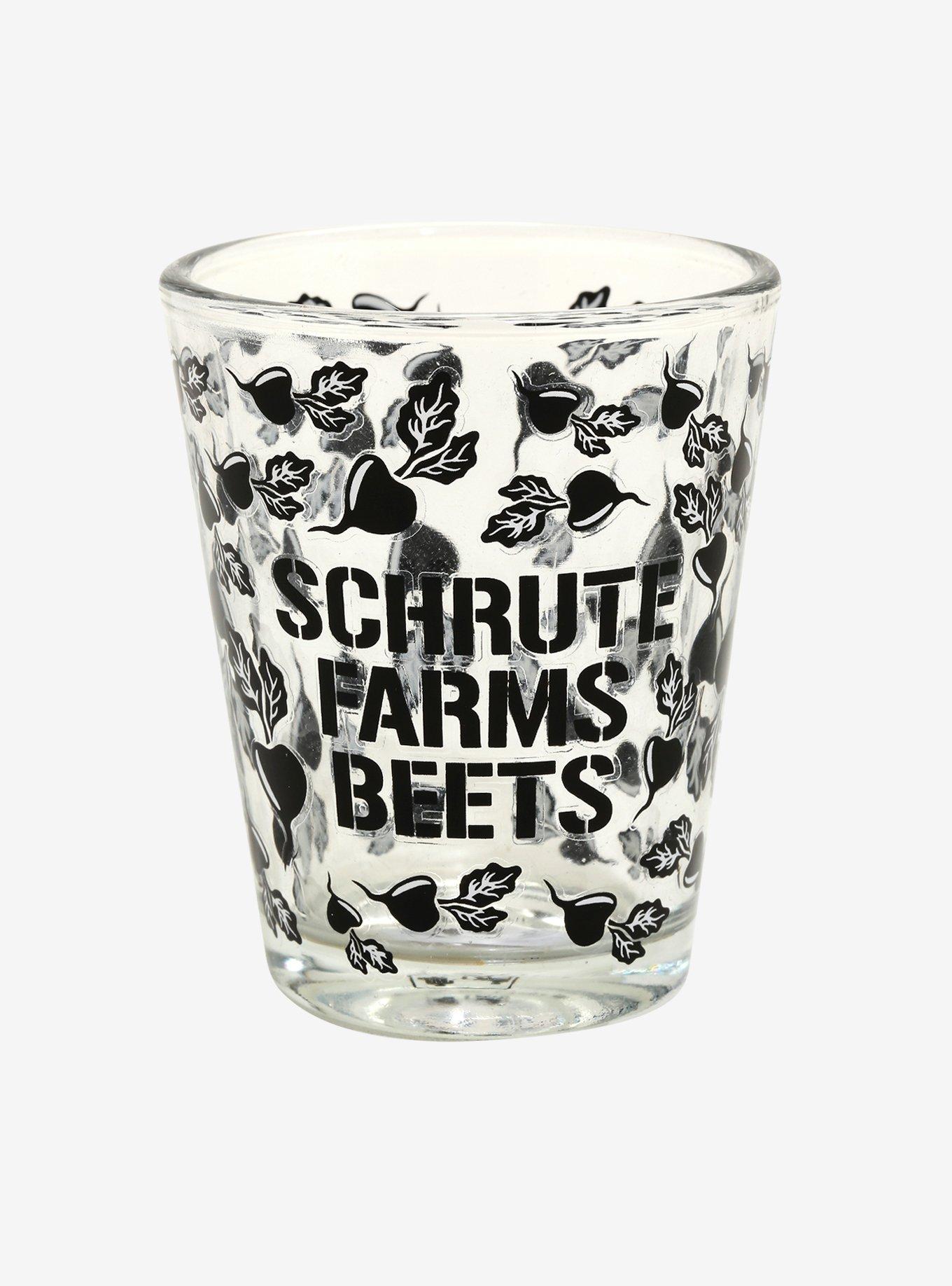 The Office Schrute Farms Beets Mini Glass - BoxLunch Exclusive, , hi-res
