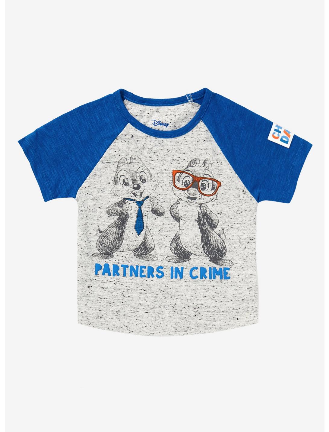 Disney Chip 'n Dale Partners in Crime Toddler Raglan T-Shirt, BLUE, hi-res