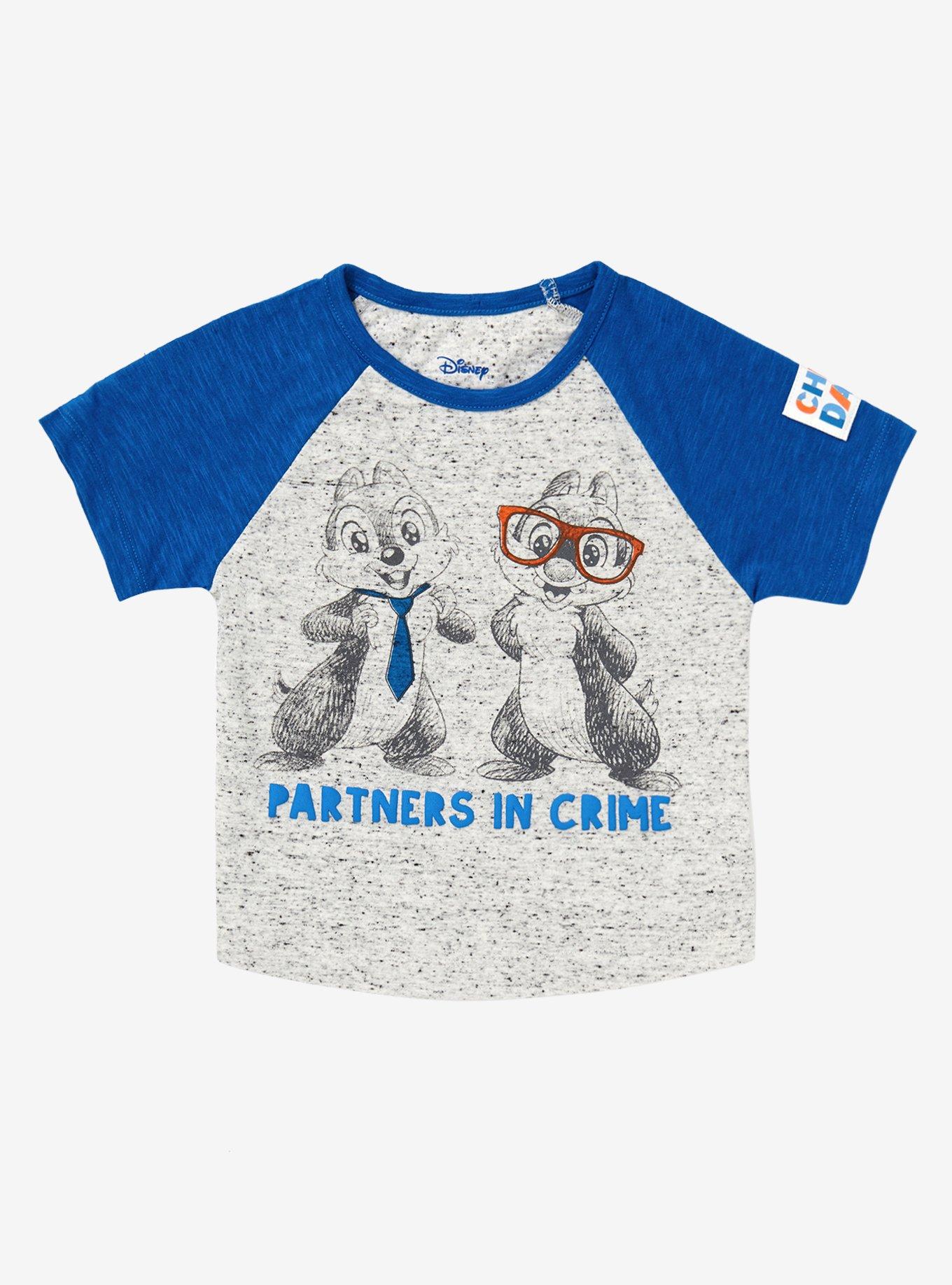 Disney Chip 'n Dale Partners in Crime Toddler Raglan T-Shirt, BLUE, hi-res