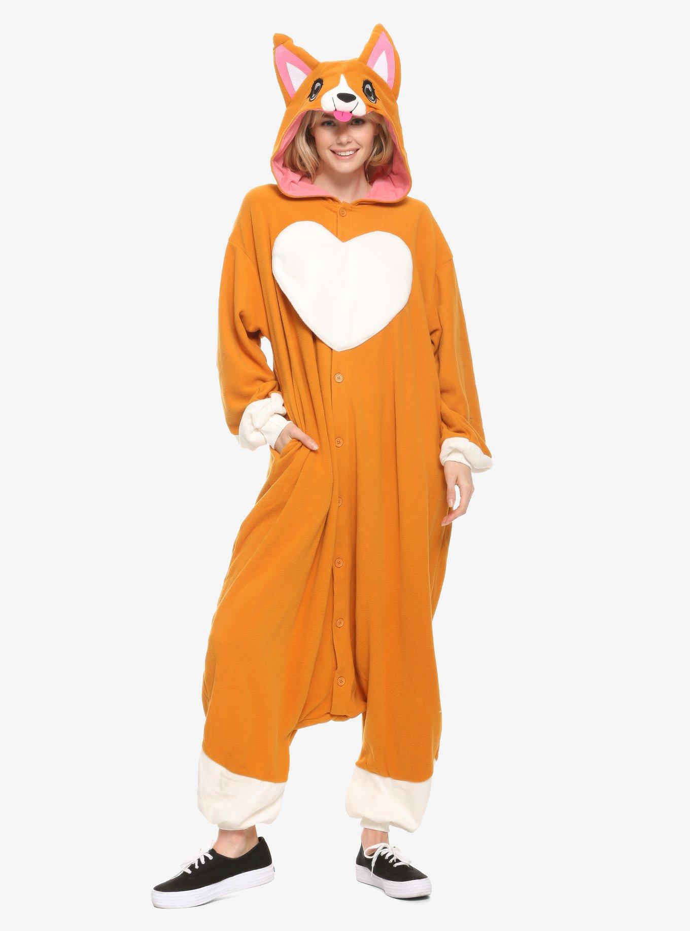 Corgi Kigurumi Pajama, , hi-res