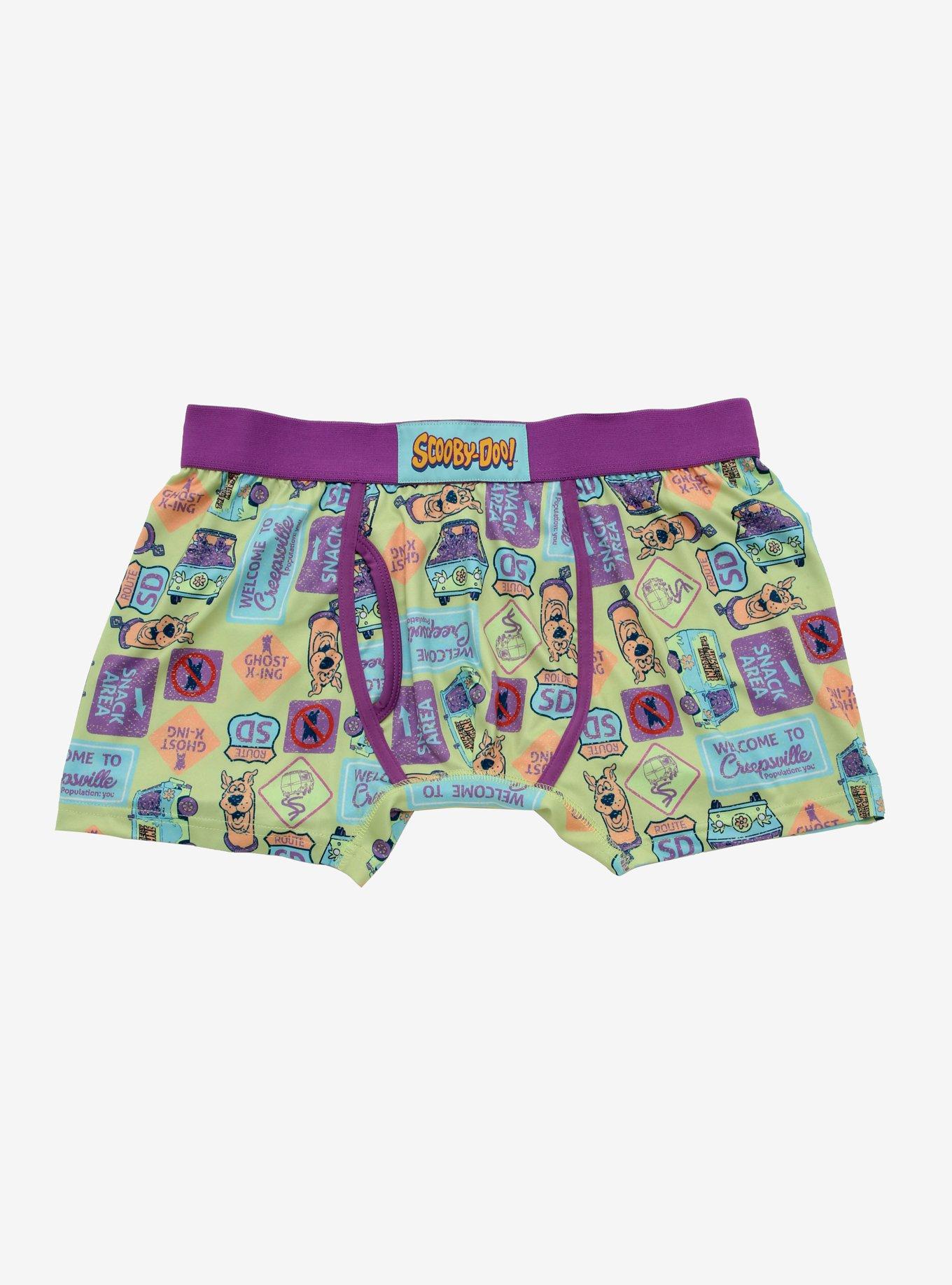 Scooby-Doo Creepsville Boxer Briefs - BoxLunch Exclusive, MULTI, hi-res