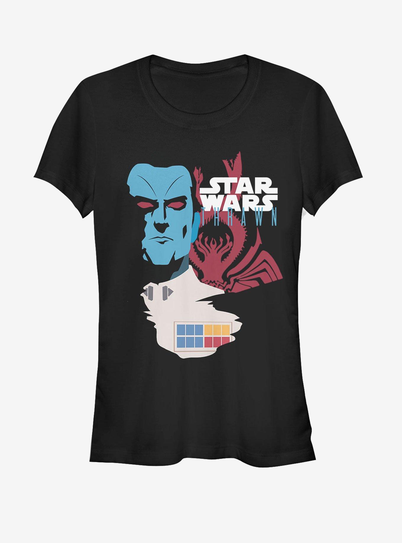 Star Wars Grand Admiral Thrawn Girls T-Shirt, BLACK, hi-res