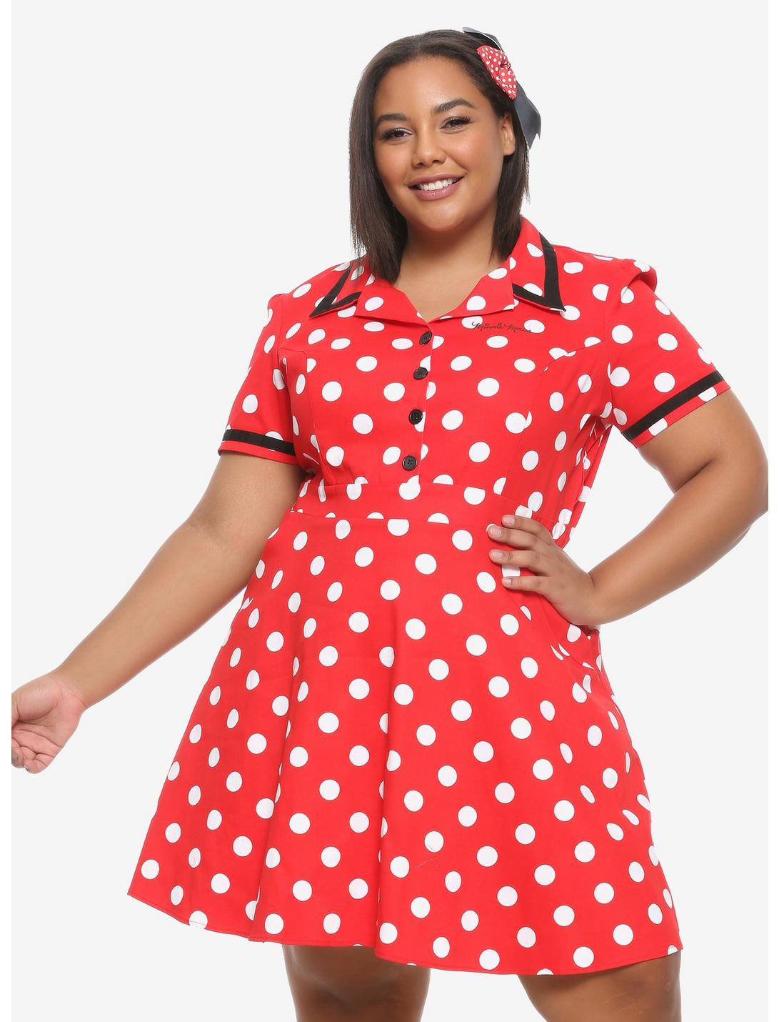 Disney Minnie Mouse Retro Dress Plus Size, MULTI, hi-res