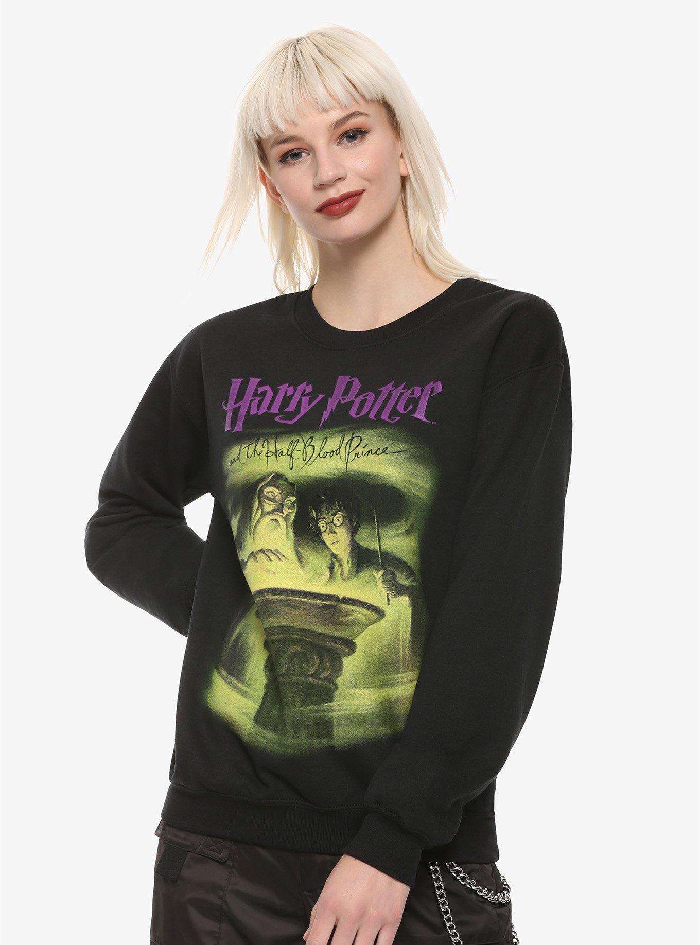 Harry Potter And The Half-Blood Prince Book Cover Girls Sweatshirt, MULTI, hi-res