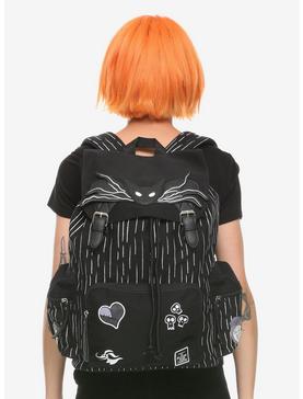 Plus Size The Nightmare Before Christmas Jack Skellington Patches Slouch Backpack, , hi-res