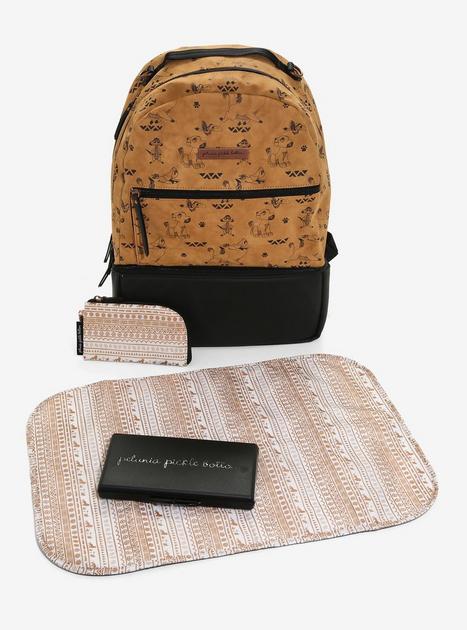 Petunia pickle bottom lion king boxy backpack diaper bag in camel sale