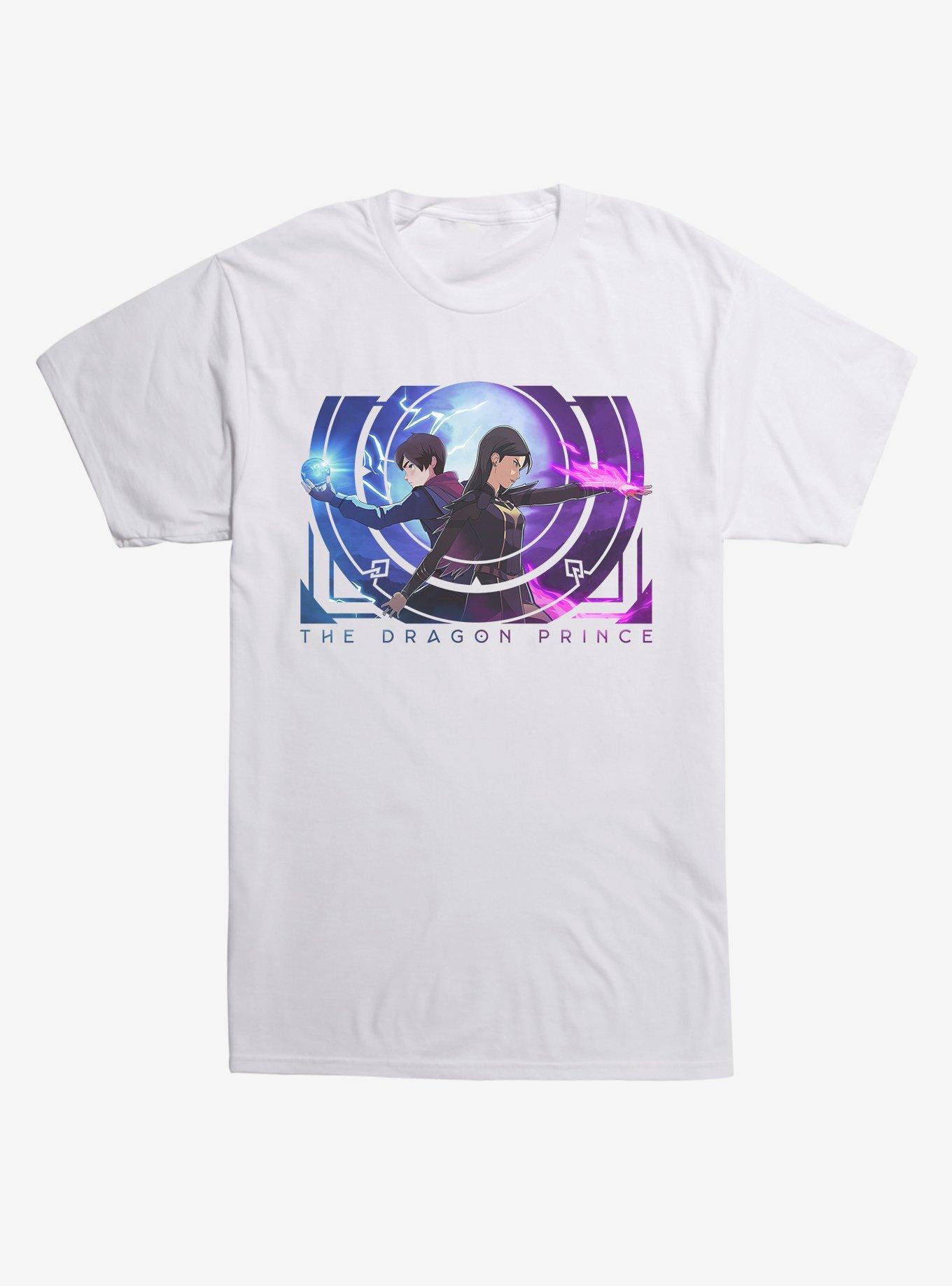 The Dragon Prince Claudia And Callum Black T-Shirt, WHITE, hi-res