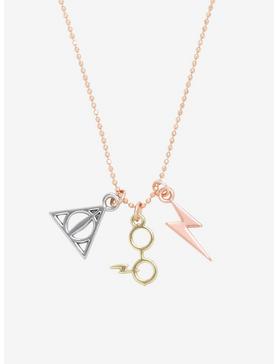 Plus Size Harry Potter Dainty Charm Necklace, , hi-res