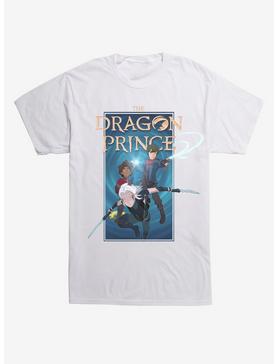 The Dragon Prince Our Heroes Poster Black T-Shirt, WHITE, hi-res