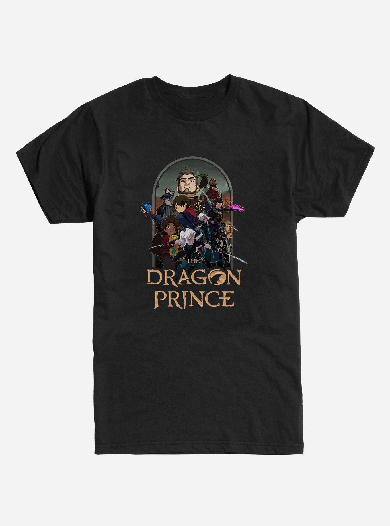 The Dragon Prince Group Black T-Shirt, BLACK, hi-res