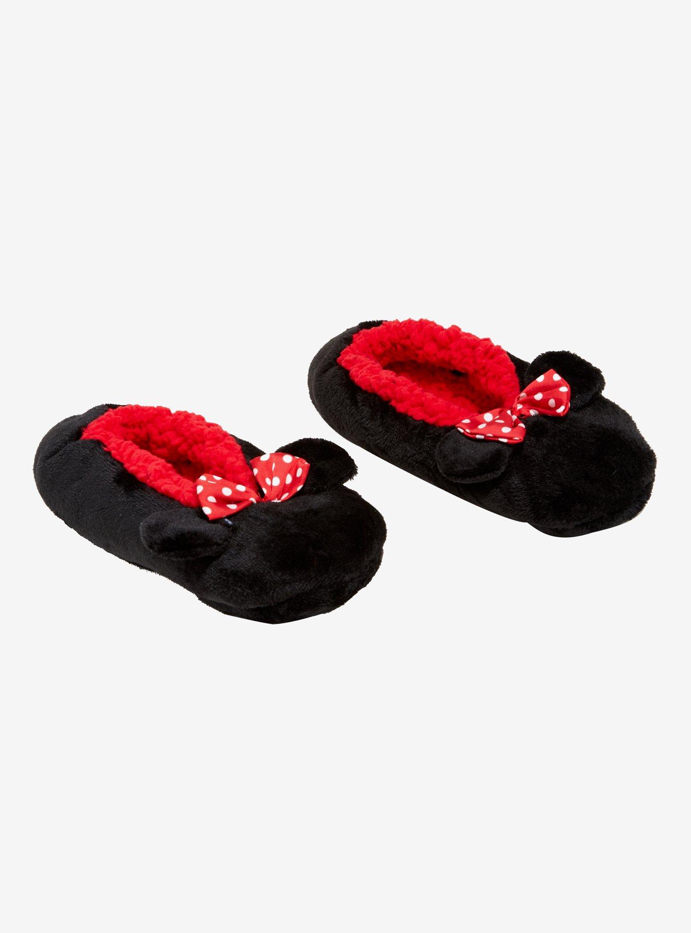Disney Minnie Mouse Cozy Slippers, , hi-res