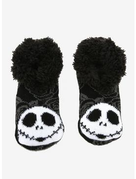Plus Size The Nightmare Before Christmas Jack Head Rose Cozy Slippers, , hi-res