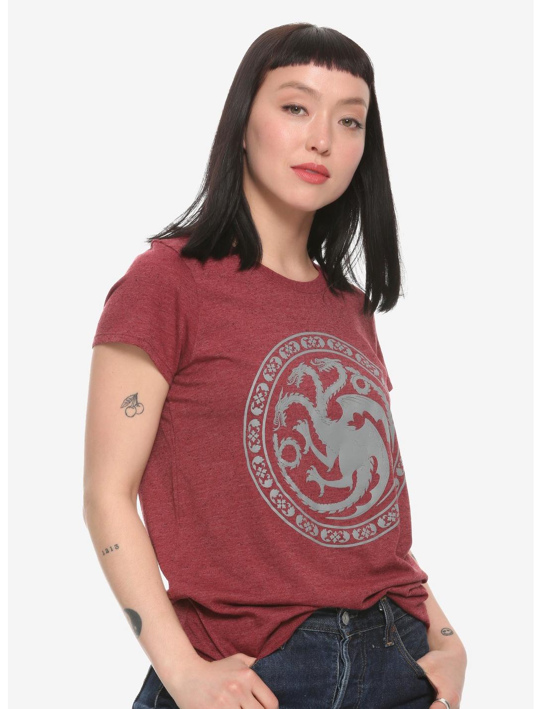 Game Of Thrones Targaryen Red Speckle Girls T-Shirt, MULTI, hi-res
