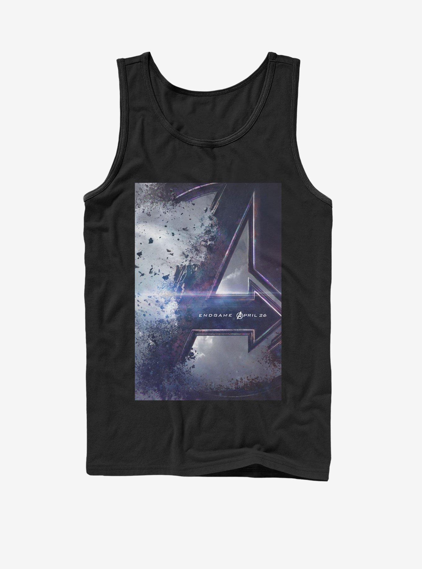 Marvel Avengers Endgame Poster Tank, BLACK, hi-res