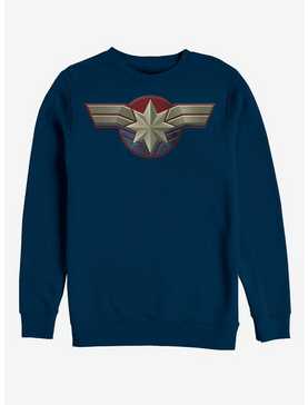 Marvel Captain Marvel Costume Logo Sweatshirt, , hi-res