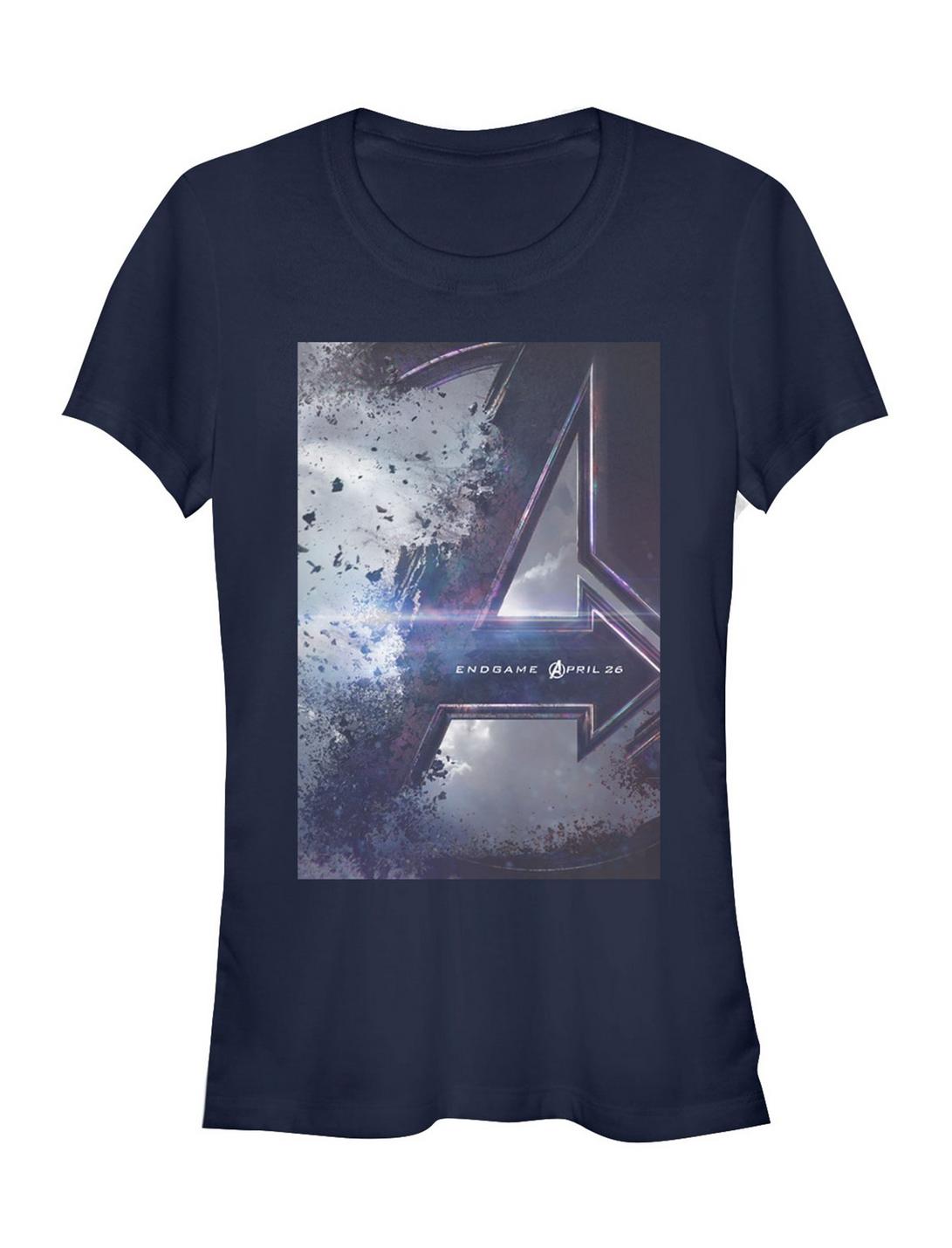 Marvel Avengers Endgame Poster Girls T-Shirt, NAVY, hi-res
