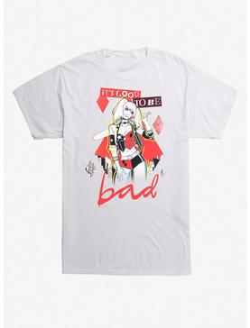 DC Comics Harley Quinn Good To Be Bad T-Shirt, WHITE, hi-res