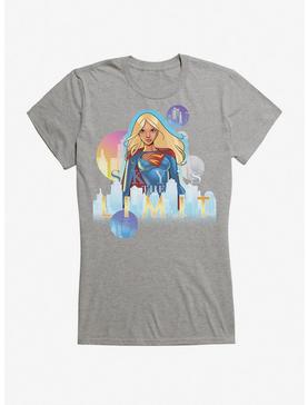 DC Comics Supergirl Sky's The Limit Girls T-Shirt, HEATHER, hi-res