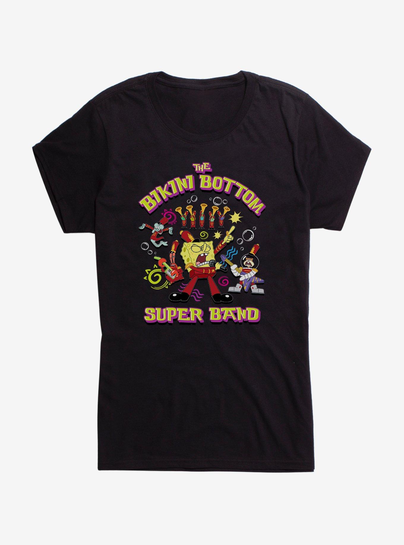 Spongebob Squarepants The Bikini Bottom Super Band Girls T-Shirt, , hi-res