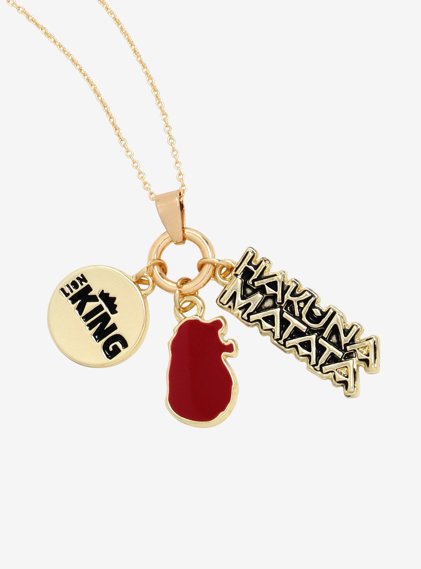 Disney The Lion King Charm Necklace, , hi-res