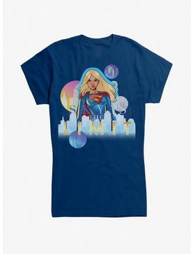 DC Comics Supergirl Sky's The Limit Girls T-Shirt, NAVY, hi-res