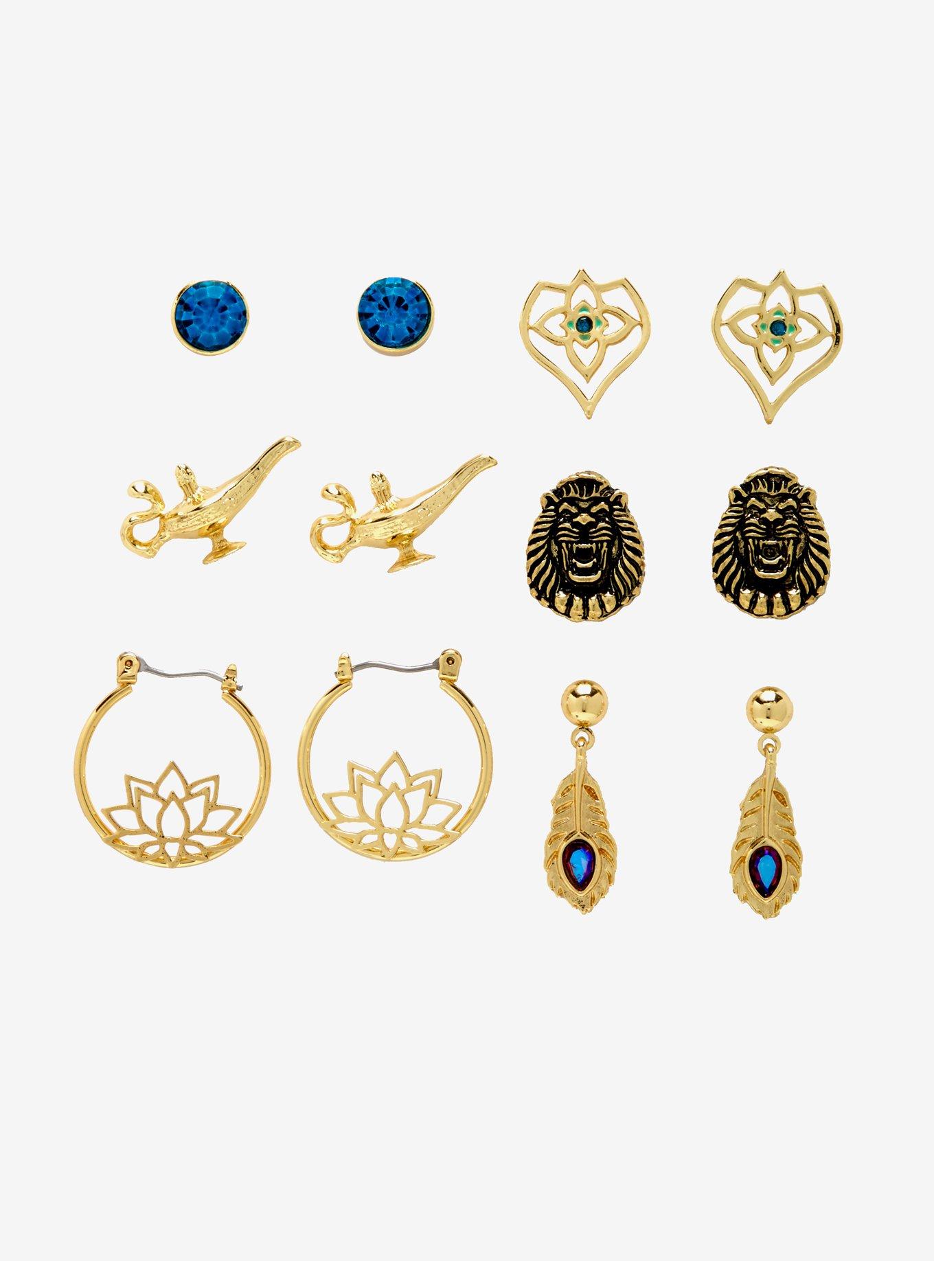 Disney Aladdin Jasmine Stud Earring Set, , hi-res