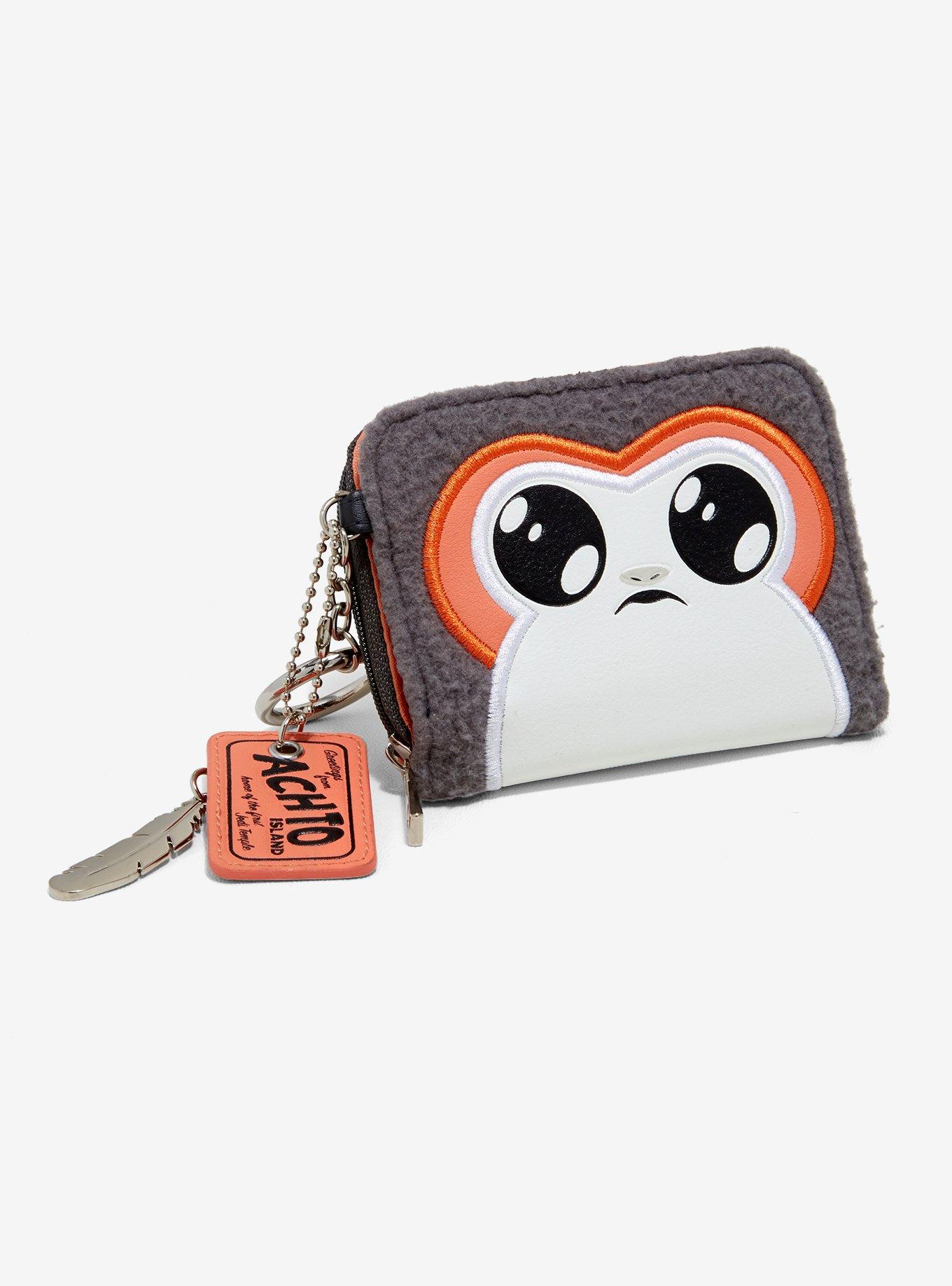 Star Wars: The Last Jedi Porg Fuzzy Wallet, , hi-res