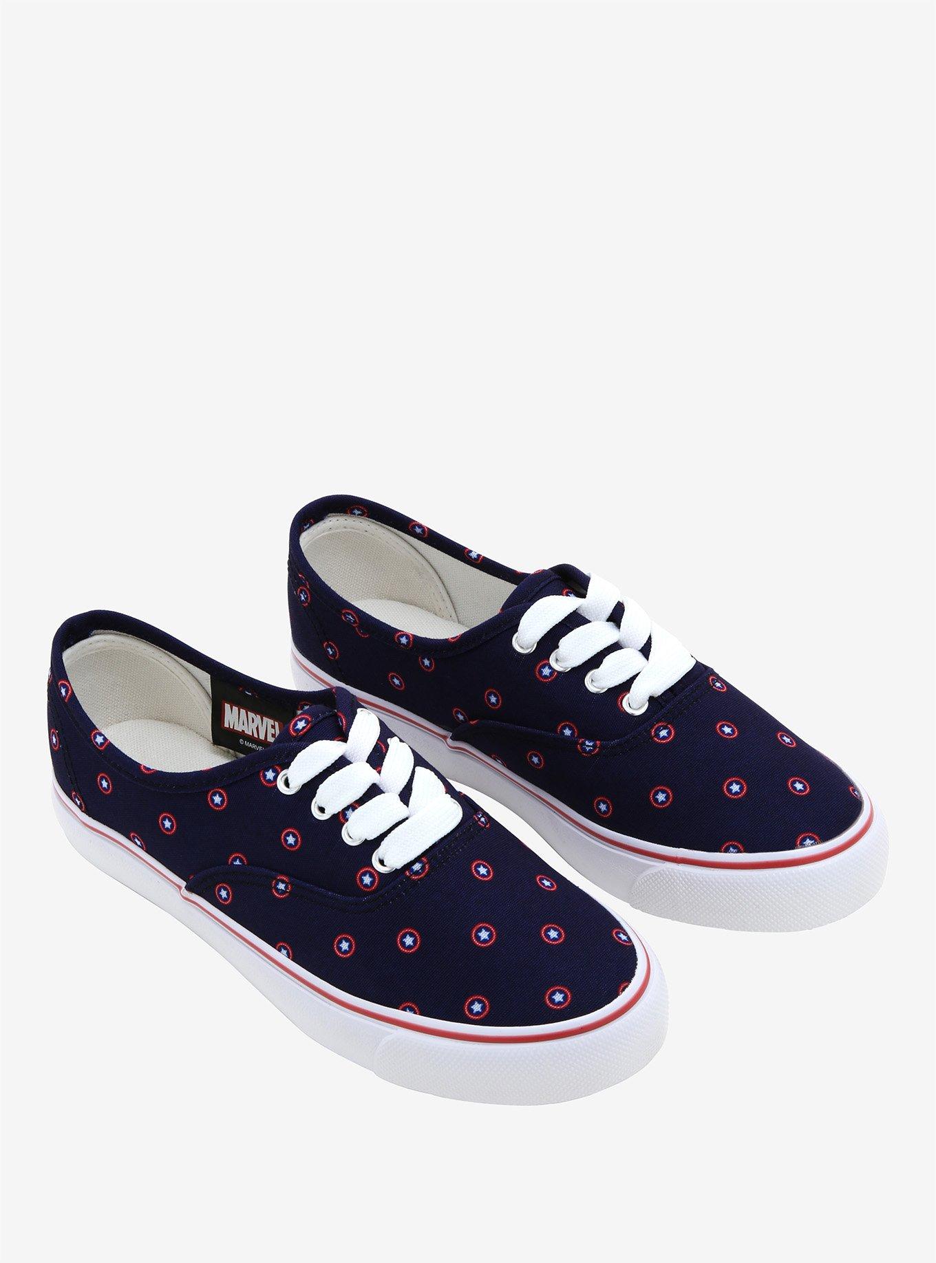 Marvel Captain America Shield Print Sneakers, MULTI, hi-res