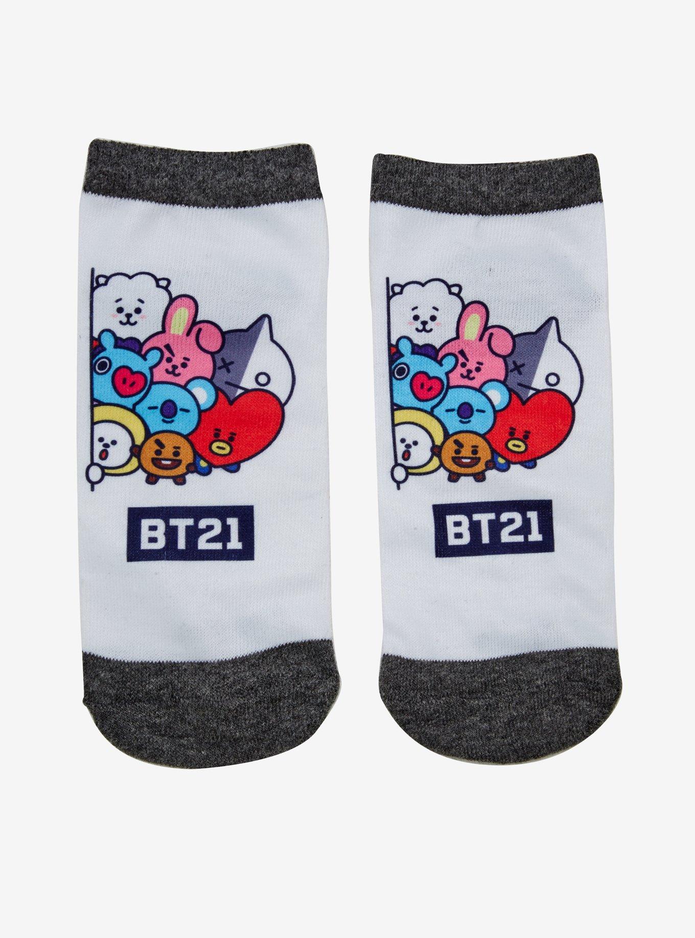 BT21 Group No-Show Socks, , hi-res