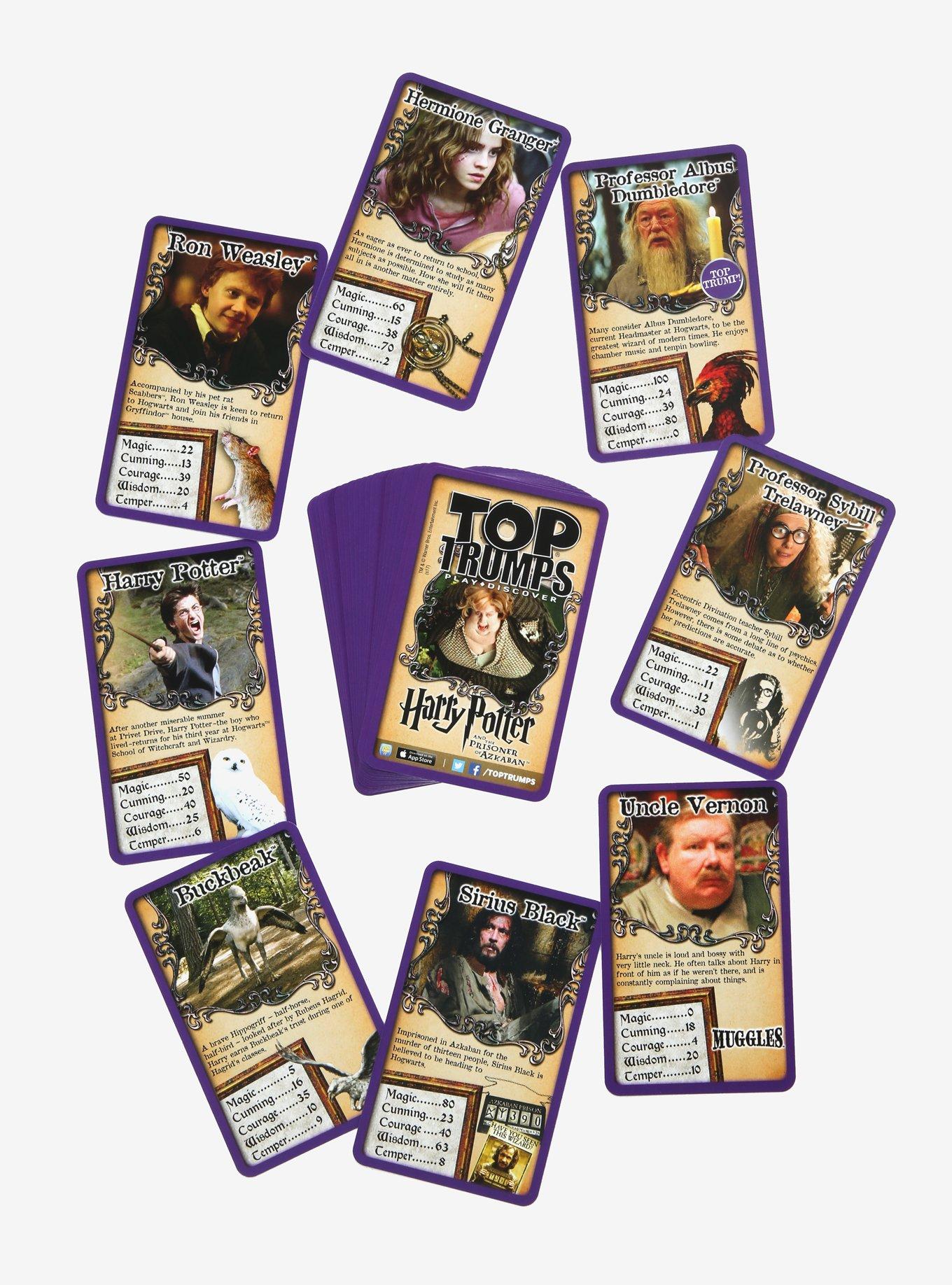 Harry Potter & the Prisoner of Azkaban Top Trumps Card Game | BoxLunch