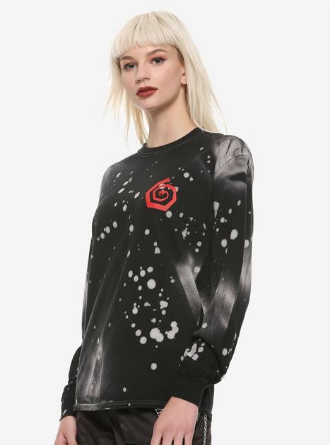 Stranger Things Upside Down Splatter Girls Long-Sleeve T-Shirt | Hot Topic