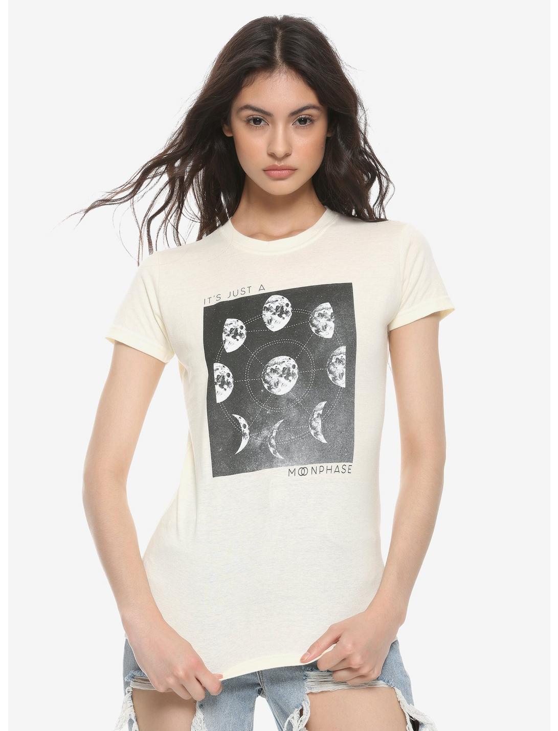 Just A Moon Phase Girls T-Shirt, , hi-res