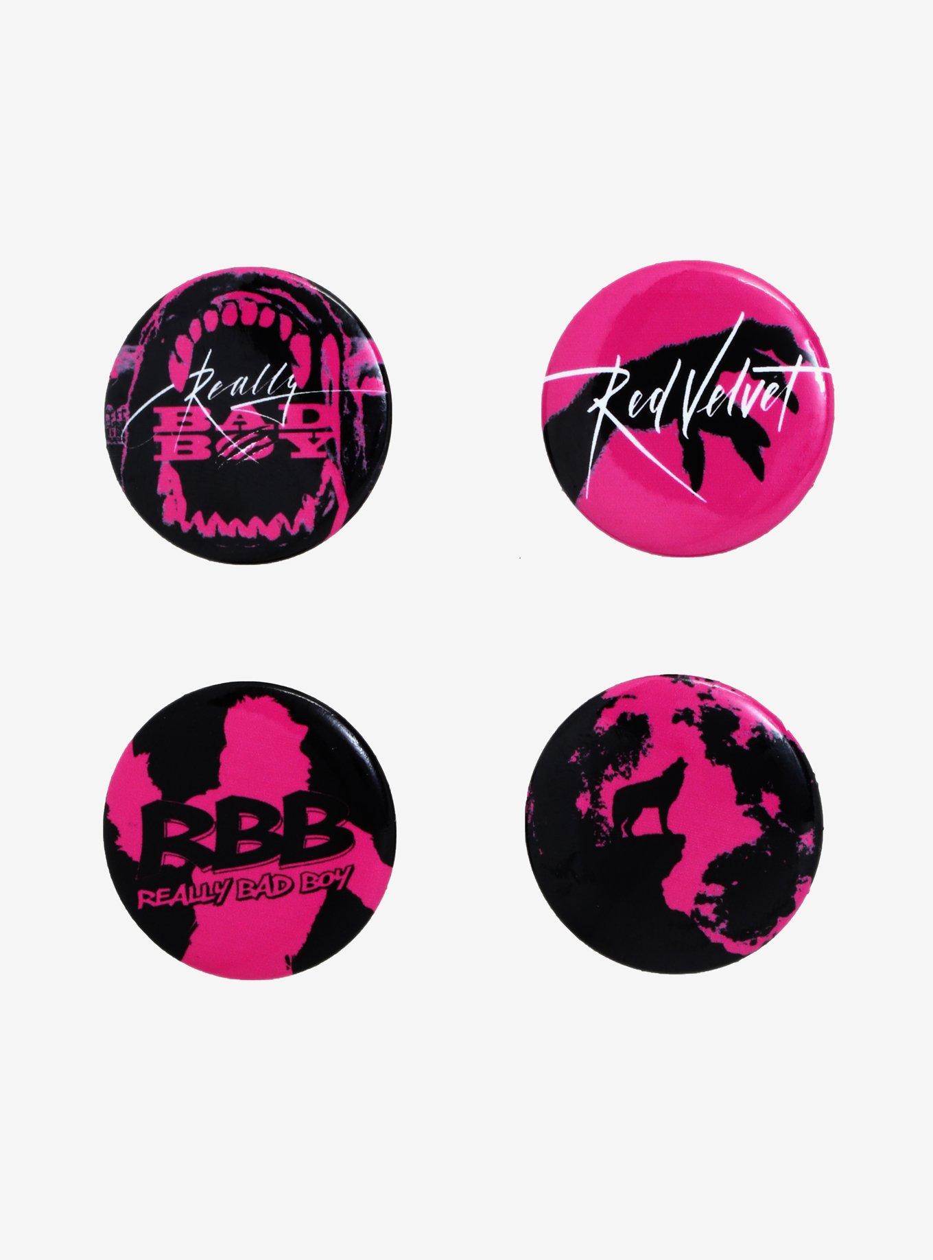 Red Velvet Really Bad Boy Button Set, , hi-res