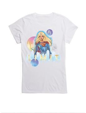DC Comics Supergirl Sky's The Limit Girls T-Shirt, WHITE, hi-res