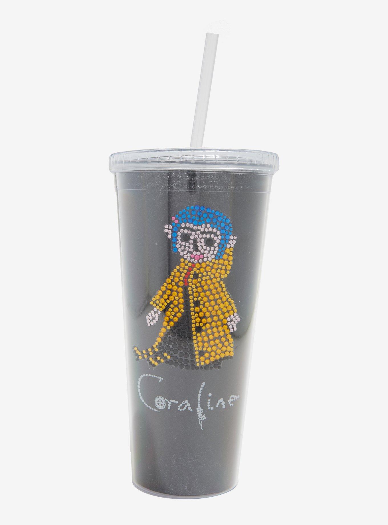 Coraline Gemstone Acrylic Tumbler - BoxLunch Exclusive, , hi-res