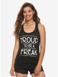 American Horror Story: Freak Show Proud To Be A Freak Girls Tank Top, WHITE, hi-res