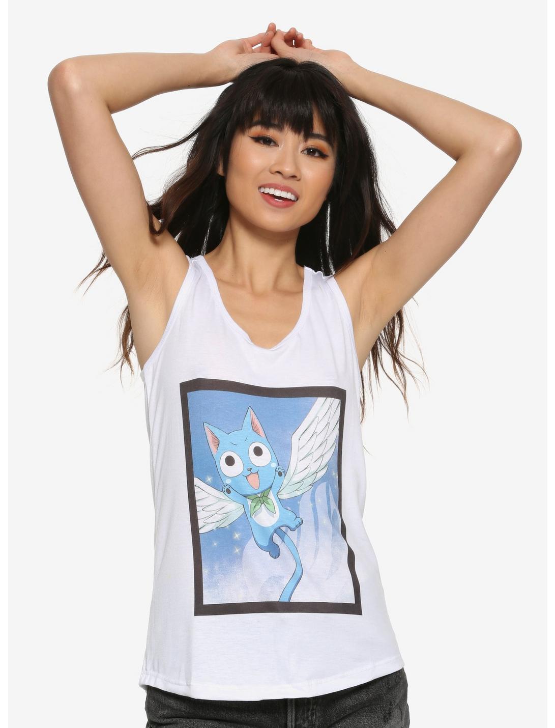 Fairy Tail Happy Girls Tank Top, BLUE, hi-res