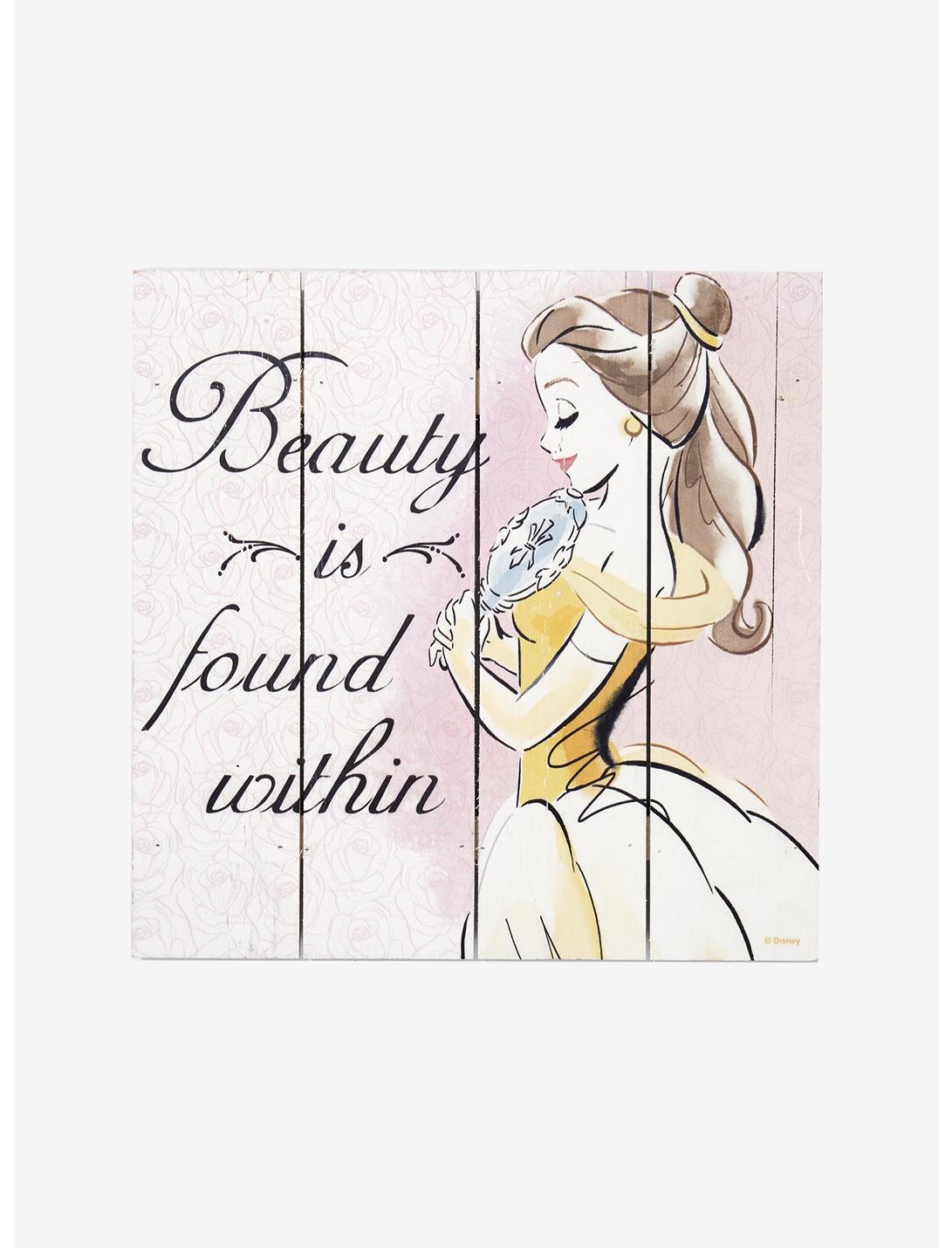 Disney Beauty And The Beast Belle Wood Panel Wall Art, , hi-res