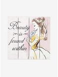 Disney Beauty And The Beast Belle Wood Panel Wall Art, , hi-res