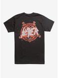 Slayer Distressed Logo T-Shirt, BLACK, hi-res