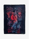 Harry Potter Dark Mark Tie-Dye Throw Blanket, , hi-res