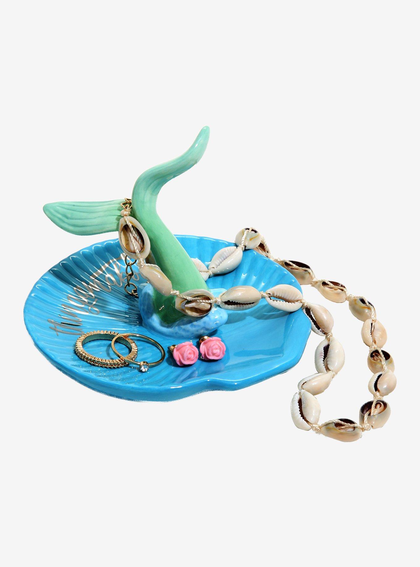 Disney The Little Mermaid Ariel Tail Ceramic Jewelry Tray - BoxLunch Exclusive, , hi-res