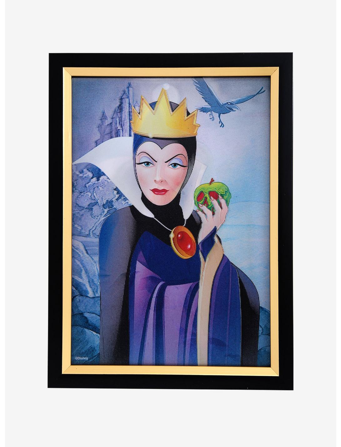 Disney Snow White And The Seven Dwarfs Evil Queen Lenticular Wall Art, , hi-res