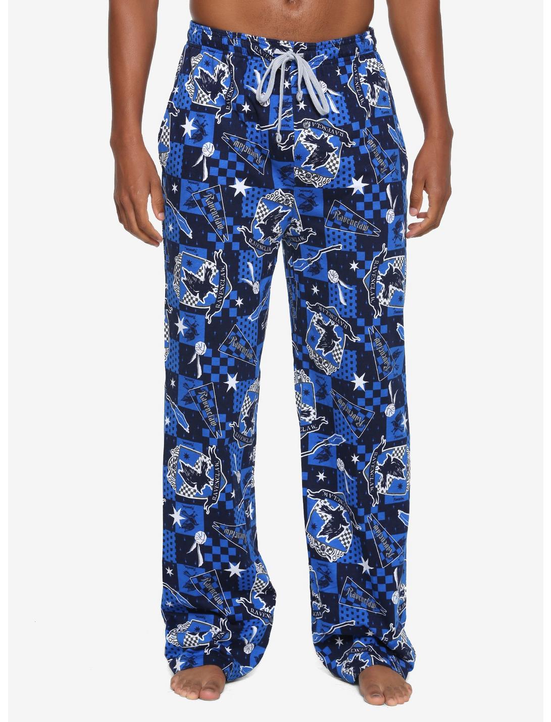 Harry Potter Ravenclaw Sleep Pants - BoxLunch Exclusive, BLUE, hi-res